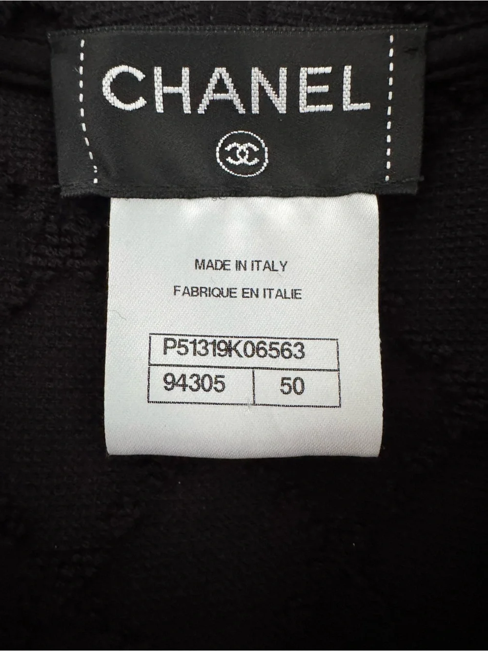 CHANEL Black Hooded Mini Dress